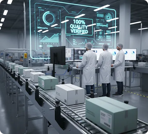 After - Automated rejection of faulty package